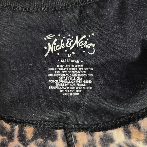 Nick & Nora Leopard Print Onesie Pajamas - Picture 6 of 6
